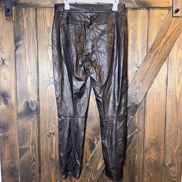 Spanx Faux Leather Legging Pant Jegging - Picture 2 of 4